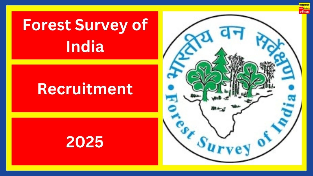 Forest Survey of India Recruitment 2025