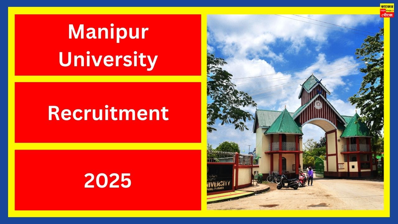 Manipur University Recruitment 2025